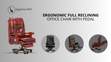 Ergonomic Full Reclining Office Chair with Pedal