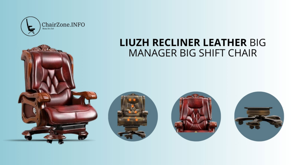 LIUZH Recliner Leather Big Manager Big Shift Chair