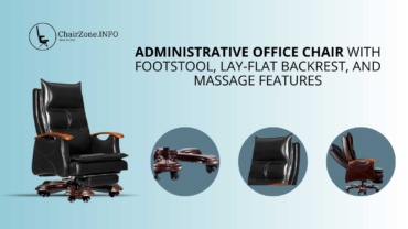 Administrative Office Chair with Footstool