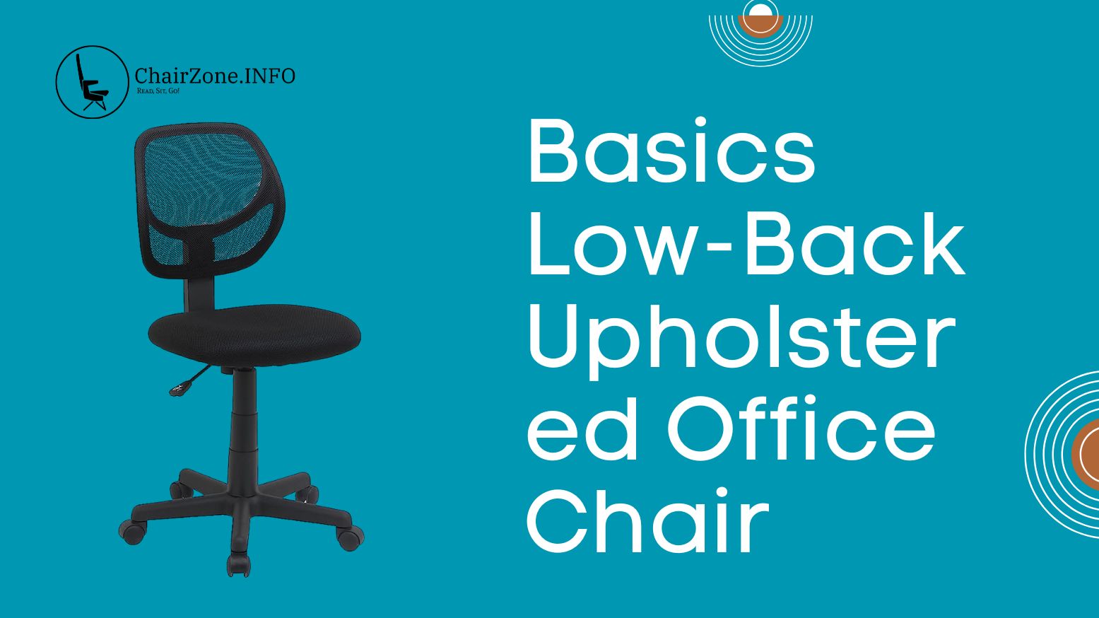 Basics Low-Back Upholstered Office Chair