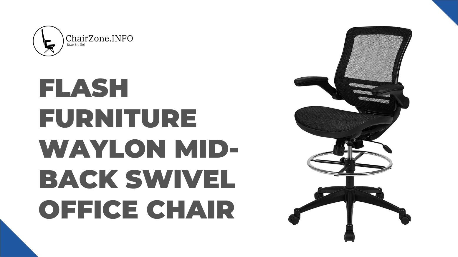 Flash Furniture Waylon Mid-Back Swivel Office Chair