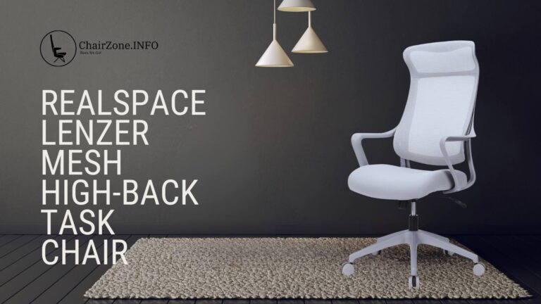 Realspace Lenzer Mesh High-Back Task Chair